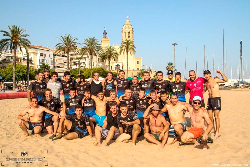 Gran experiencia para el BRT Menditarrak sobre la arena de Sitges.